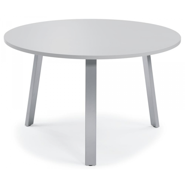 4251635625861 - Konferenztisch 281517 735cm (H) 6 Personen rund lichtgrau silber 4251635625861 Deskin 4251635625861 - Konferenztisch 281517 735cm (H) 6 Personen rund lichtgrau silber 4251635625861 Deskin