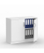 Aktenschrank MULTI M 273395, abschlie&szlig;bar, 2x2 OH, wei&szlig;, 100x80,5x42cm (BxHxT)