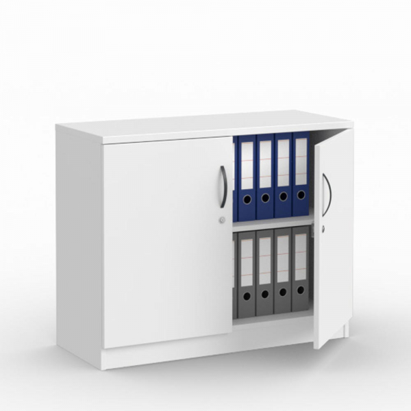 4251635626011 - Flügeltürenschrank MULTI M 273395 abschließbar 2x2 OH weiß 100x805x42cm (BxHxT) 4251635626011 Deskin