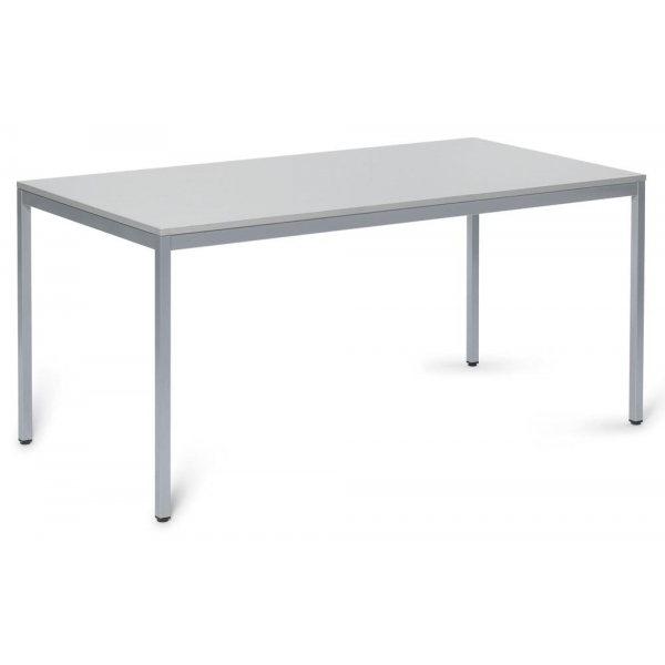 4251635626097 - Besprechungstisch 221484 72cm (H) 160x60cm (BxT) 6 Personen rechteckig lichtgrau   silber 4251635626097 Deskin