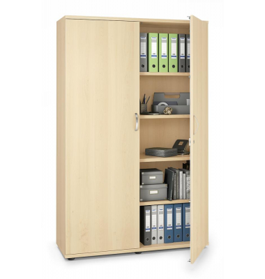 Aktenschrank MULTI M pro 270146, abschlie&szlig;bar, 2x5 OH, ahorn, 120x189x42cm (BxHxT)