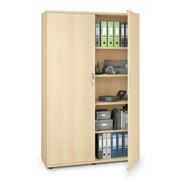 4251635626585 - Flügeltürenschrank MULTI M pro 270146 abschließbar 2x5 OH ahorn 120x189x42cm (BxHxT) 4251635626585 Deskin