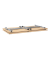 Klapptisch MODUL, 80x80cm (BxT), 72cm (H), Holz, rechteckig, ahorn / silber