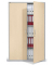 Aktenschrank CONCEPT LINE 270244, abschlie&szlig;bar, 5 OH, alusilber/ahorn, 80x190x42cm (BxHxT)