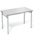 Klapptisch 284187, 72cm (H), 120x60cm (BxT), rechteckig, lichtgrau / silber