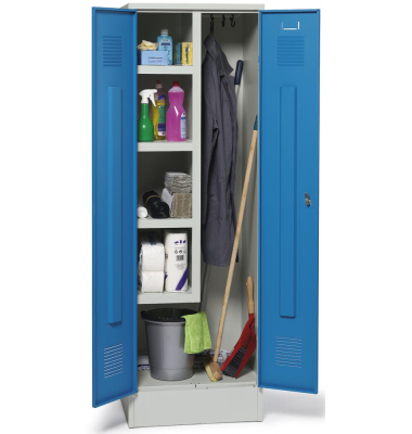 Putzmittel-Stahlspind / Putzmittelschrank