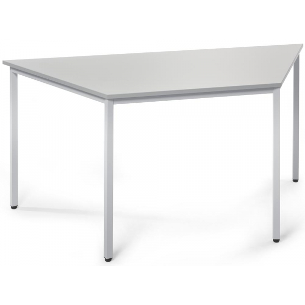 4251635629227 - Besprechungstisch 221488 72cm (H) 160x69cm (BxT) 3 Personen Trapezform lichtgrau silber 4251635629227 Deskin 4251635629227 - Besprechungstisch 221488 72cm (H) 160x69cm (BxT) 3 Personen Trapezform lichtgrau silber 4251635629227 Deskin
