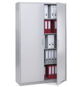 Aktenschrank CONCEPT LINE 270245, abschlie&szlig;bar, 5 OH, alusilber/lichtgrau, 120x190x42cm (BxHxT)