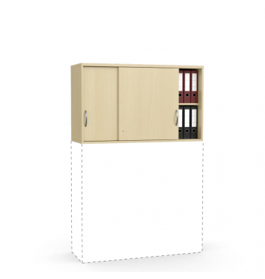 Aufsatzschrank MULTI M 271928, abschlie&szlig;bar, 2x2 OH, buche, 120x71x42cm (BxHxT)
