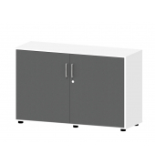 Aktenschrank EVO 275222, abschlie&szlig;bar, 2x2 OH, anthrazit/wei&szlig;, 120x78,5x42cm (BxHxT)