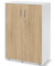 Aktenschrank EVO 271039, abschlie&szlig;bar, 2x3 OH, wei&szlig;/wildeiche, 80x112,5x42cm (BxHxT)
