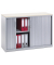 Rollladenschrank CONCEPT LINE 249316, abschlie&szlig;bar, 2 OH, alusilber/ahorn, 120x80x42cm (BxHxT)