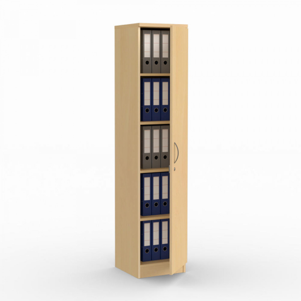 4251635631190 - Flügeltürenschrank MULTI M 258963 abschließbar 5 OH buche 40x1835x42cm (BxHxT) 4251635631190 Deskin