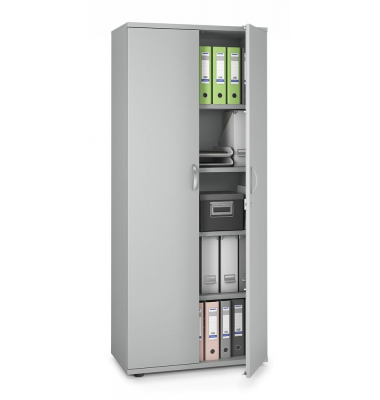 Aktenschrank MULTI M pro 270138, abschlie&szlig;bar, 5 OH, lichtgrau, 80x189x42cm (BxHxT)