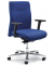 Bürodrehstuhl BIG STAR 10, blau / silber, mit Armlehnen, bis 150kg, ohne Kopfstütze