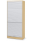 Rollladenschrank MULTI M 258990, abschlie&szlig;bar, 4 OH, buche/alusilber, 80x183,5x42cm (BxHxT)