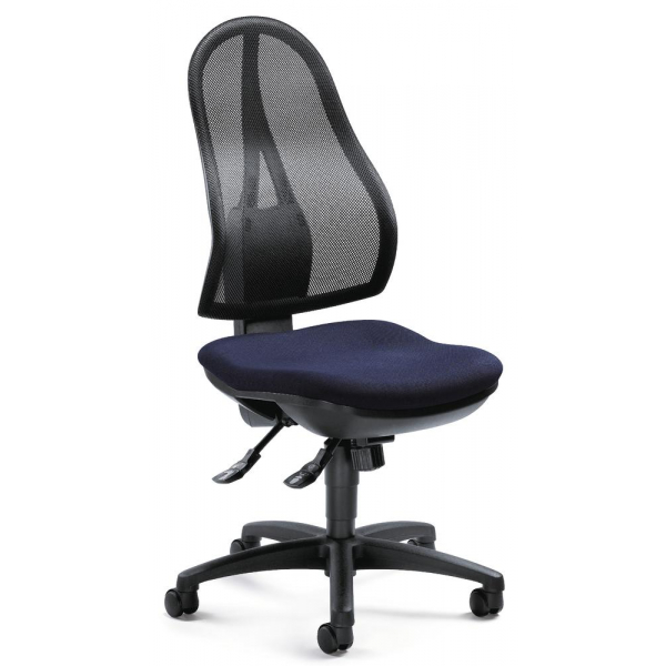 4251635632913 - Bürodrehstuhl COMFORT NET dunkelblau schwarz bis 110kg ohne Kopfstütze 4251635632913 Deskin 4251635632913 - Bürodrehstuhl COMFORT NET dunkelblau schwarz bis 110kg ohne Kopfstütze 4251635632913 Deskin