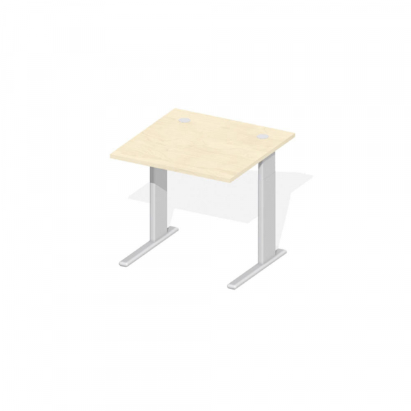 4251635632999 - Schreibtisch Comfort M MULTI M 219679 manuell höhenverstellbar 64-84cm (H) 80x80cm (BxT) quadratisch ahorn silber 4251635 4251635632999 - Schreibtisch Comfort M MULTI M 219679 manuell höhenverstellbar 64-84cm (H) 80x80cm (BxT) quadratisch ahorn silber 4251635