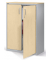 Aktenschrank CONCEPT LINE 270241, abschlie&szlig;bar, 3 OH, alusilber/ahorn, 80x116x42cm (BxHxT)