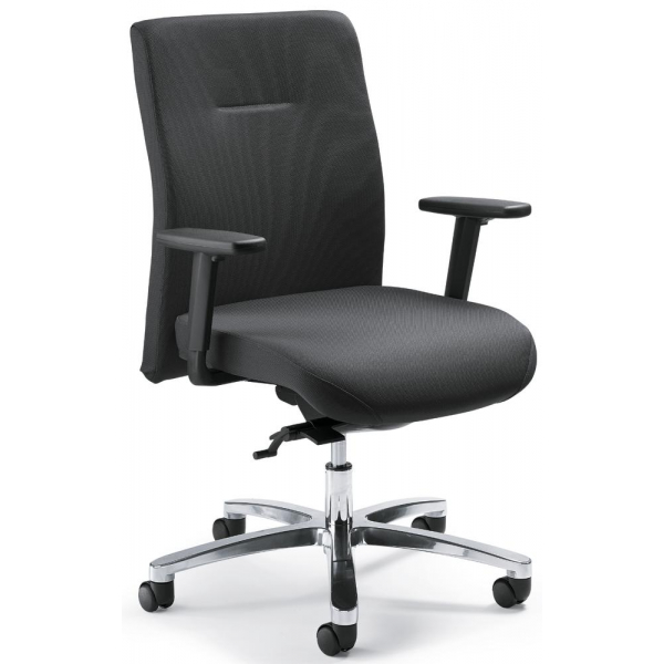 4251635633491 - Bürodrehstuhl BIG STAR 10 anthrazit silber mit Armlehnen bis 150kg ohne Kopfstütze 4251635633491 Deskin 4251635633491 - Bürodrehstuhl BIG STAR 10 anthrazit silber mit Armlehnen bis 150kg ohne Kopfstütze 4251635633491 Deskin