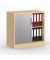 Rollladenschrank MULTI M 272044, abschlie&szlig;bar, 2 OH, buche/alusilber, 80x80,5x42cm (BxHxT)