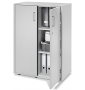 Aktenschrank EVO 275224, abschlie&szlig;bar, 2x3 OH, lichtgrau, 120x112,5x42cm (BxHxT)
