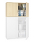 Aufsatzschrank MULTI M pro 270164, abschlie&szlig;bar, 2x2 OH, ahorn, 120x75x42cm (BxHxT)