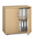 Aktenschrank MULTI M pro 278059, abschlie&szlig;bar, 2 OH, buche, 80x78x42cm (BxHxT)