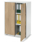 Aktenschrank EVO 275226, abschlie&szlig;bar, 2x3 OH, wei&szlig;/wildeiche, 120x112,5x42cm (BxHxT)