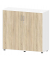 Aktenschrank EVO 275226, abschlie&szlig;bar, 2x3 OH, wei&szlig;/wildeiche, 120x112,5x42cm (BxHxT)