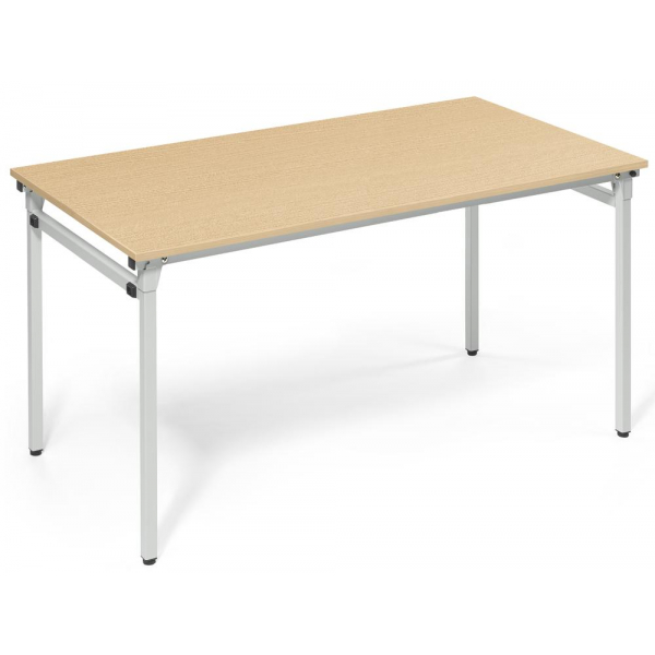 4251635639288 - Klapptisch 284194 72cm (H) 140x70cm (BxT) rechteckig buche silber 4251635639288 Deskin 4251635639288 - Klapptisch 284194 72cm (H) 140x70cm (BxT) rechteckig buche silber 4251635639288 Deskin