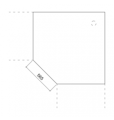 Verkettungsplatte, 120x120cm (BxT), quadratisch, buche, 25mm