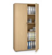 Aktenschrank MULTI M pro 270142, abschlie&szlig;bar, 5 OH, buche, 100x189x42cm (BxHxT)