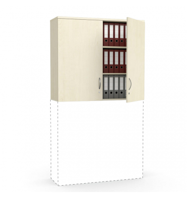 Aufsatzschrank MULTI M 275040, abschlie&szlig;bar, 2x3 OH, ahorn, 120x105,5x42cm (BxHxT)