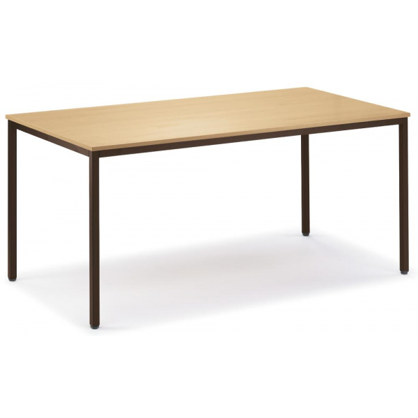 4251635641335 - Besprechungstisch 217251 72cm (H) 120x80cm (BxT) 6 Personen rechteckig buche   sepiabraun 4251635641335 Deskin