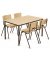 Besprechungstisch 217251, 72cm (H), 120x80cm (BxT), 6 Personen, rechteckig, buche / sepiabraun