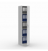 Aktenschrank MULTI M 258489, abschlie&szlig;bar, 5 OH, wei&szlig;, 40x183,5x42cm (BxHxT)