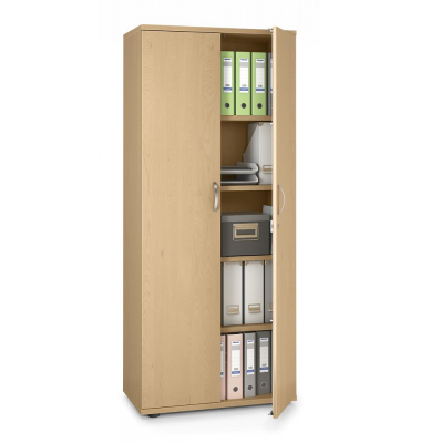 Aktenschrank MULTI M pro 270139, abschlie&szlig;bar, 5 OH, buche, 80x189x42cm (BxHxT)