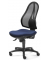 Bürodrehstuhl COMFORT NET, schwarz/dunkelblau / schwarz, bis 110kg, ohne Kopfstütze