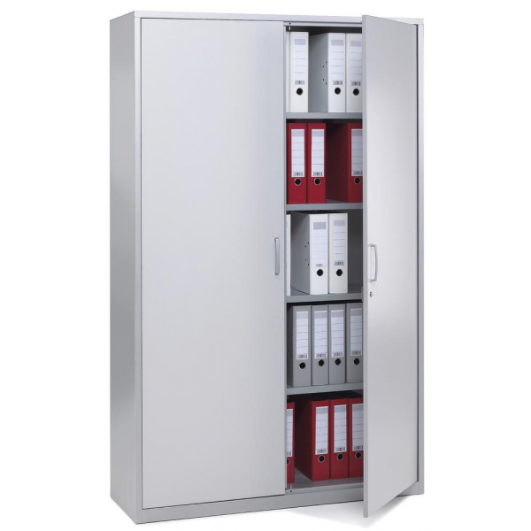 4251635643001 - Flügeltürenschrank CONCEPT LINE 270242 abschließbar 5 OH alusilber lichtgrau 80x190x42cm (BxHxT) 4251635643001 Deskin