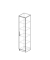 Aktenschrank MULTI M 258974, abschlie&szlig;bar, 5 OH, ahorn, 40x183,5x42cm (BxHxT)