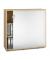 Rollladenschrank MULTI M pro 270196, abschlie&szlig;bar, 2x3 OH, buche/alusilber, 120x114x42cm (BxHxT)