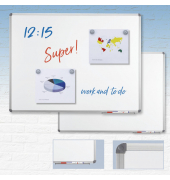 Whiteboard Board Standard, 264825, 60x45cm, kunststoffbeschichtet, Aluminiumrahmen
