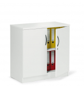 Aktenschrank MULTI M 258488, abschlie&szlig;bar, 2 OH, wei&szlig;, 80x80,5x42cm (BxHxT)