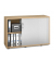 Rollladenschrank MULTI M pro 270190, abschlie&szlig;bar, 2x2 OH, buche/alusilber, 120x78x42cm (BxHxT)