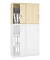Aufsatzschrank MULTI M pro 278084, abschlie&szlig;bar, 2x2 OH, ahorn, 100x75x42cm (BxHxT)