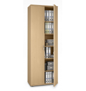 Aktenschrank MULTI M pro 270148, abschlie&szlig;bar, 6 OH, buche, 80x225x42cm (BxHxT)