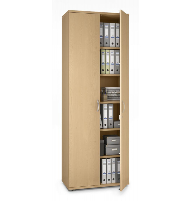 Aktenschrank MULTI M pro 270148, abschlie&szlig;bar, 6 OH, buche, 80x225x42cm (BxHxT)