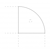 Verkettungsplatte 1/4 Kreis MULTI M