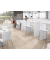 Bistrotisch Standard, 113cm (H), 100x60cm (BxT), rechteckig, wei&szlig; / wei&szlig;